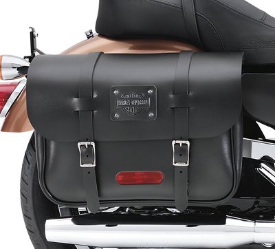 Large Capacity Leather Saddlebag...