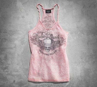 Skull & Roses Twisted Tank