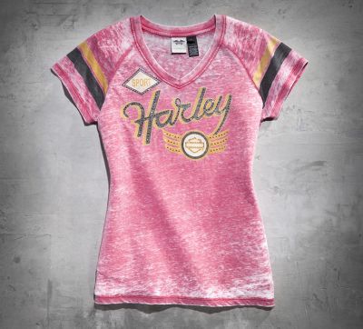 03 Sport Pink Burnout Tee