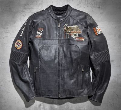 Regulator Perforated Leather Jac...