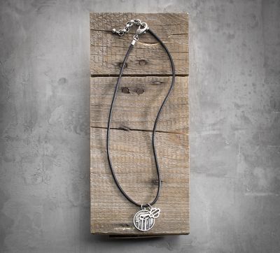 #1 Skull Leather Necklace