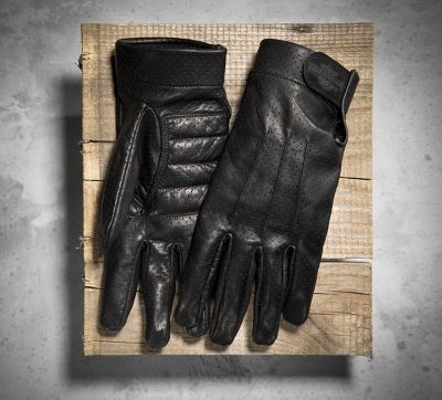 Perforated Full-Finger Gloves