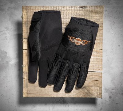 Ride Ready Full-Finger Mesh Glov...
