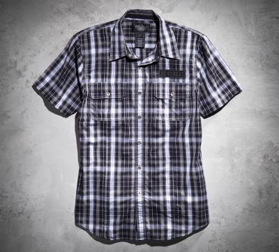 #1 Short-Sleeve Plaid Shirt