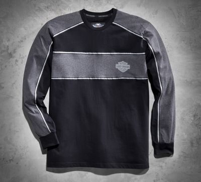 Reflective Knit Long-Sleeve Tee