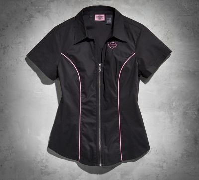 Pink Label Zip-Front Shirt