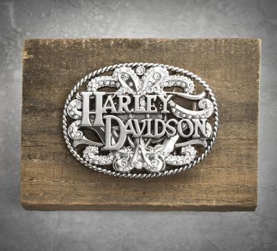Floral Crystal Buckle