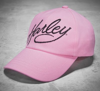 Pink Label Crystal Harley Cap