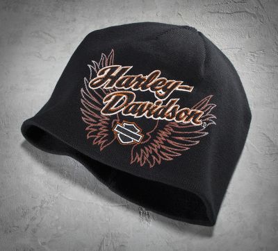Embroidered Wing Knit Hat