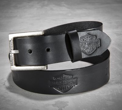 Embossed Bar & Shield Belt