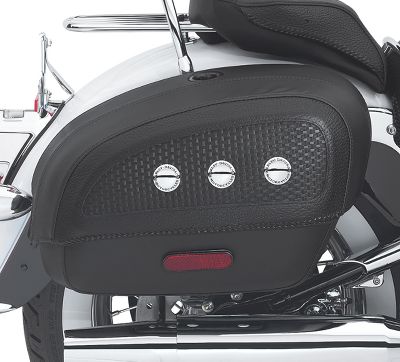 Rigid Locking Leather Saddlebags-91615-09A | Saddlebags | Official ...