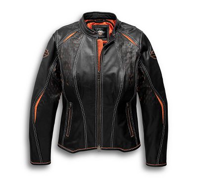 Unik Leather Riding Shirt Jacket Womens Motorcycle Jackets Harley Davidson USA
